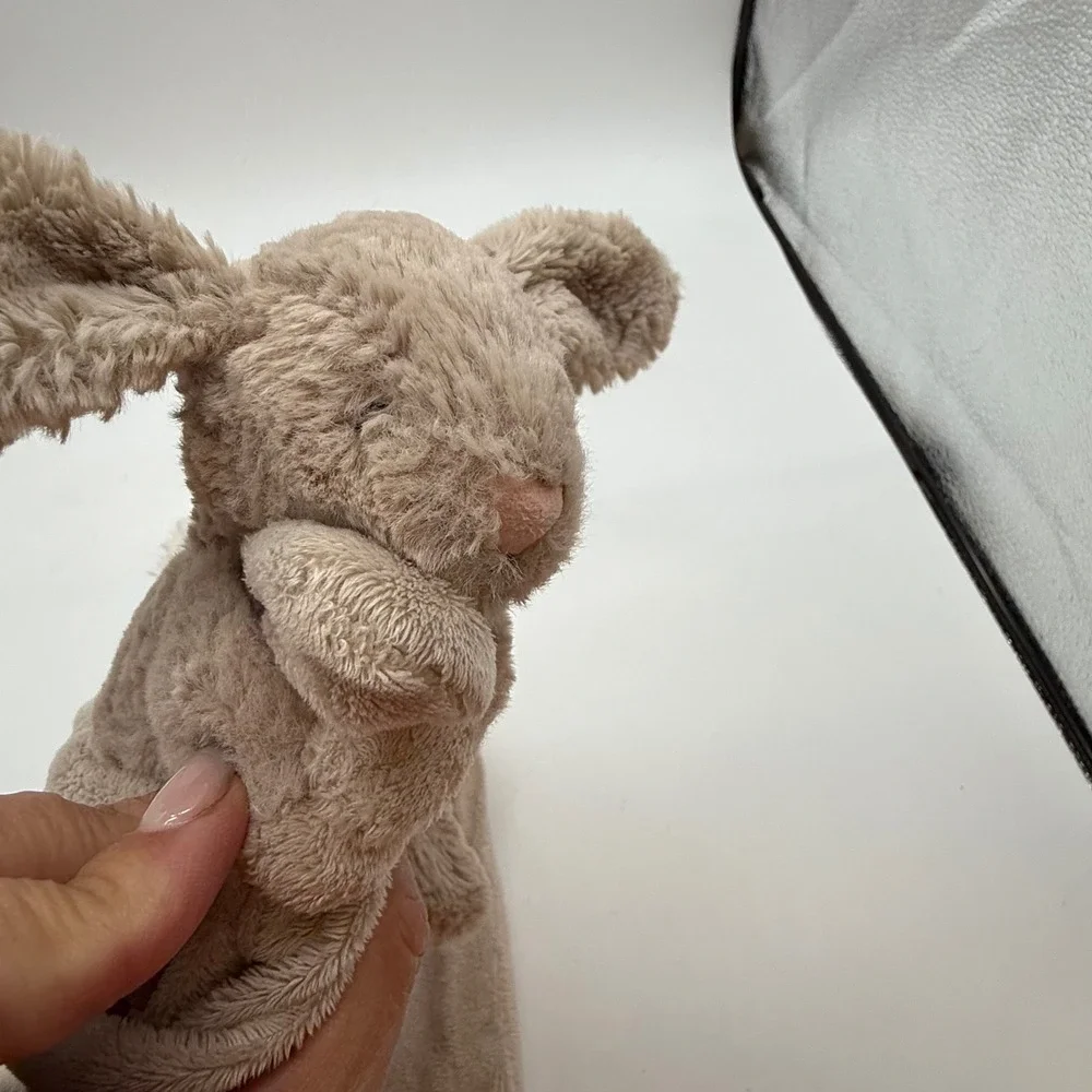 Jellycat Bashful Bunny Soother Beige Plush Rabbit Baby Security Blanket Lovey
